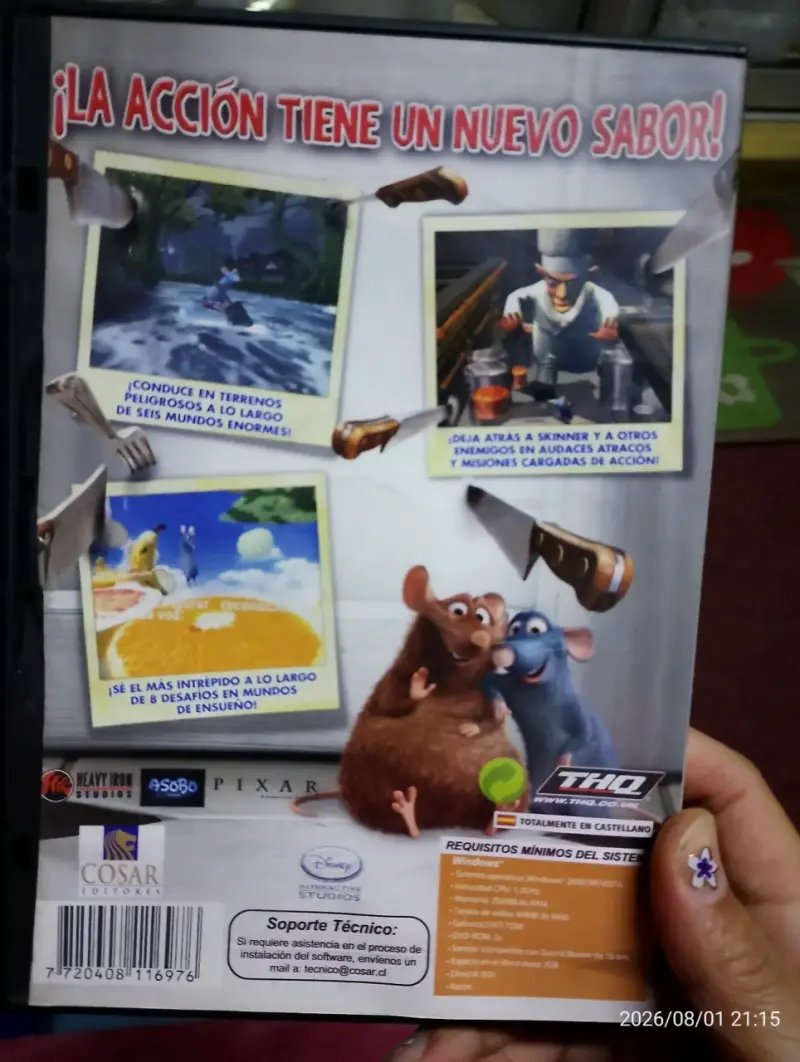 Juego PC Las Crónicas de Narnia y Ratatouille. - 6