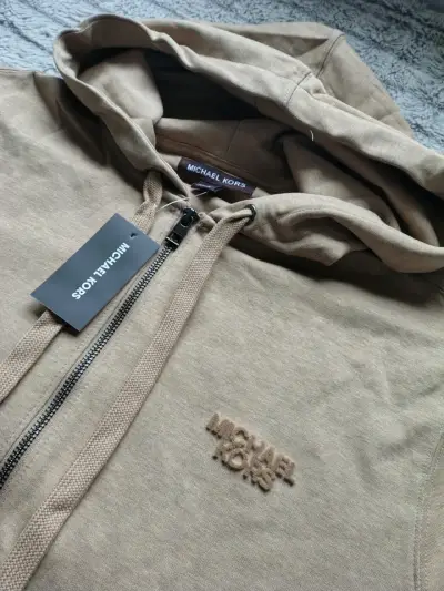 Polerón con capucha Michael Kors beige XL - miniatura 1