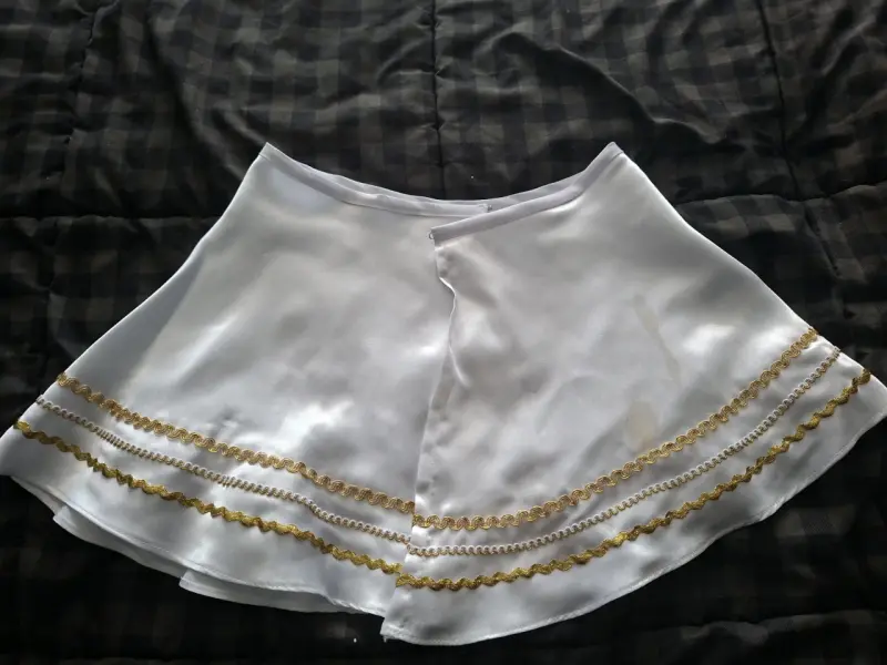Traje folclórico de la diablada de mujer talla S - 5