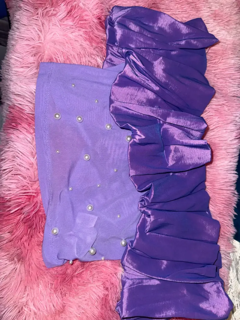 Conjunto de tops decorativos fiesta  talla S - 2
