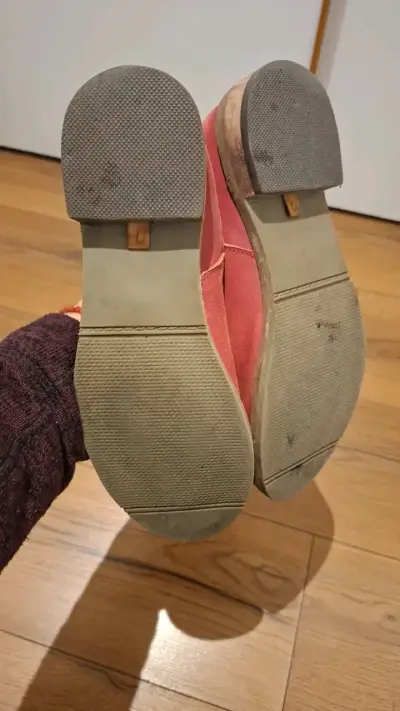 Botas de gamuza rojas para mujer - miniatura 3