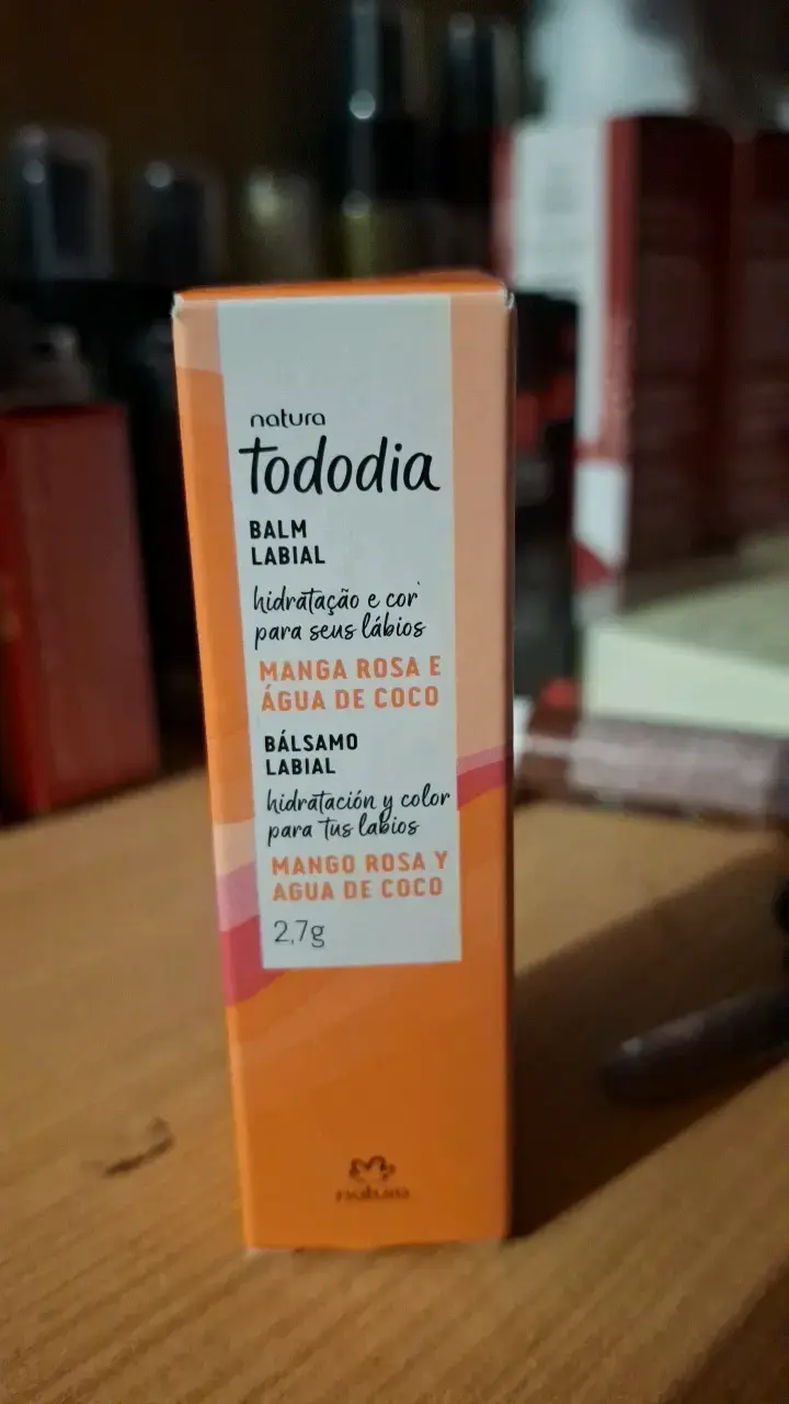 Bálsamo labial Natura Tododia mango rosa y coco