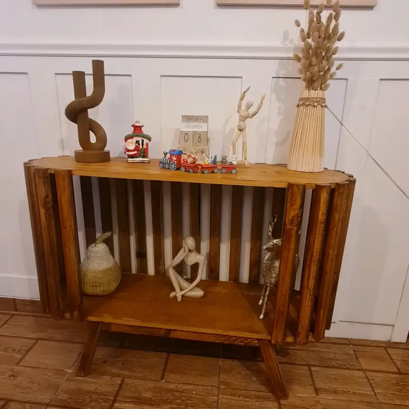 Mesa de madera rústica para decoración - 4