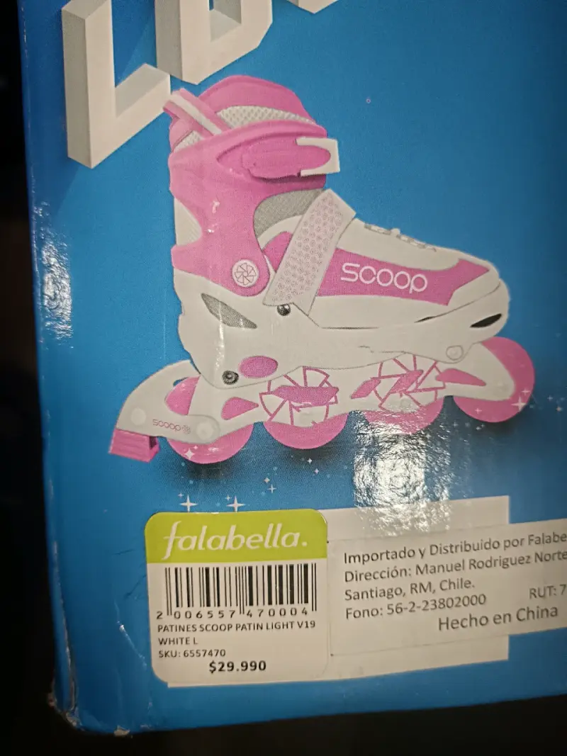 Patines en línea Scoop rosa para niños