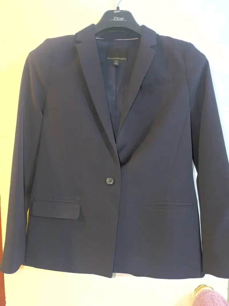 Blazer Azul Marino  Banana Republic para Mujer - 2