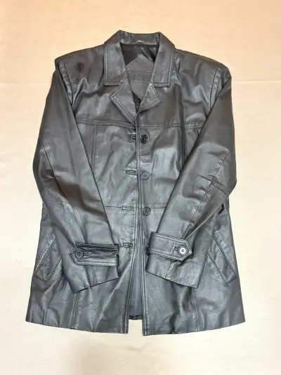 Chaqueta 100% cuero talla L - miniatura 1