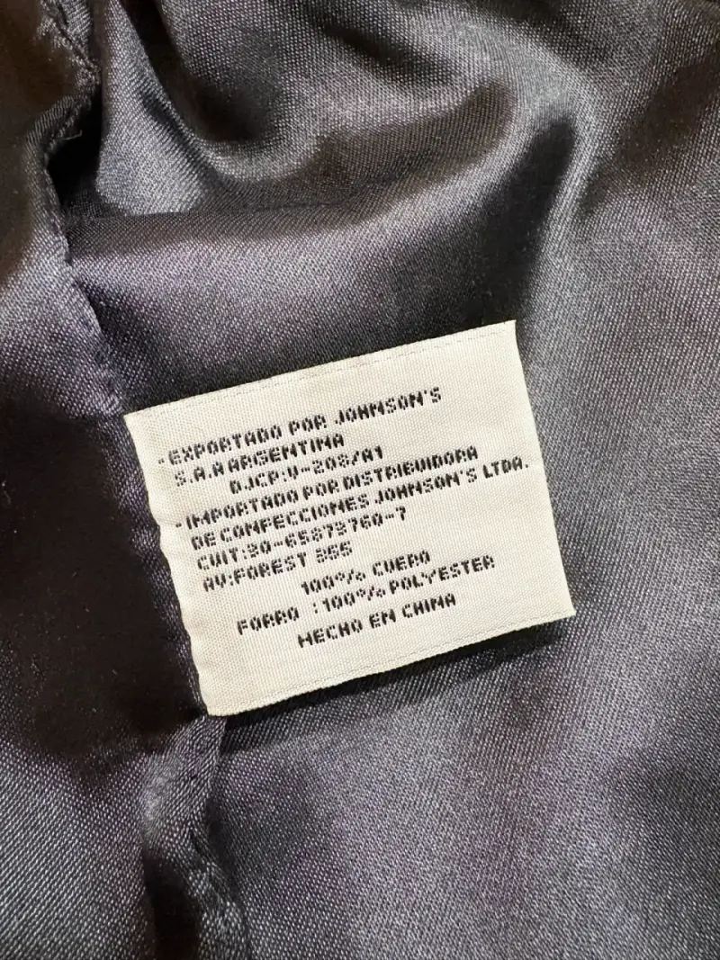 Chaqueta 100% cuero talla L - 2