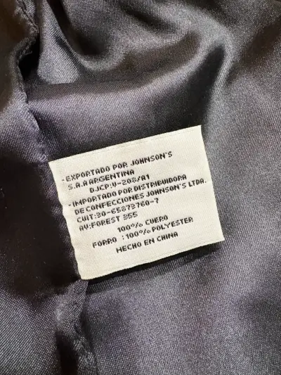 Chaqueta 100% cuero talla L - miniatura 2