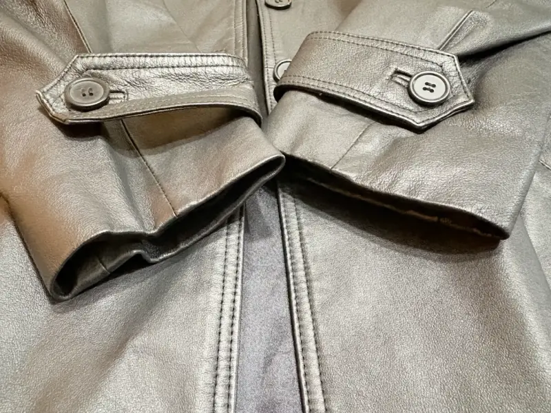 Chaqueta 100% cuero talla L - 5