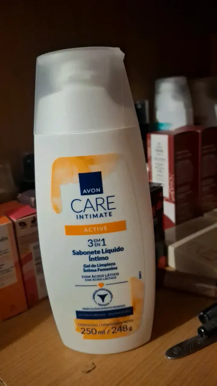 Gel de Limpieza Íntima Avon Care 3 en 1