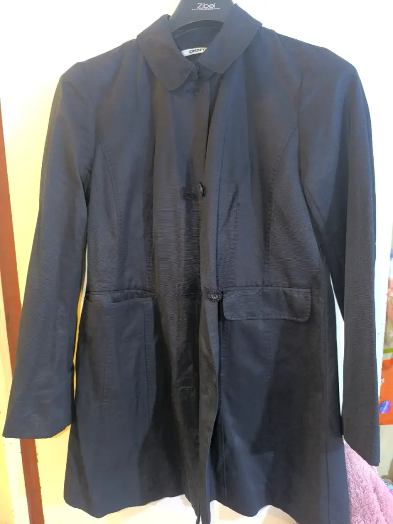 Abrigo azul marino DKNY para mujer - 1