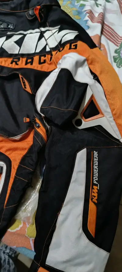 Chaqueta de moto KTM Racing negra y naranja - miniatura 4