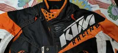Chaqueta de moto KTM Racing negra y naranja - miniatura 5
