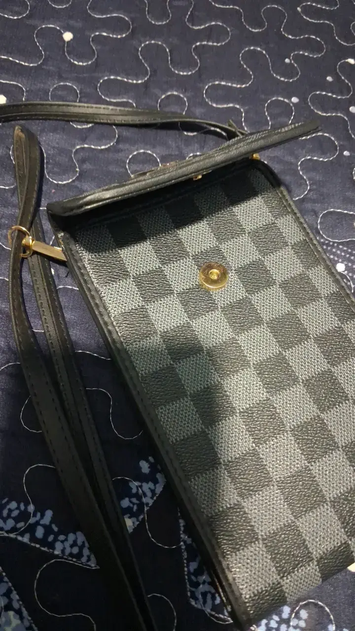 Bolso cruzado de cuadros estilo elegante - 2