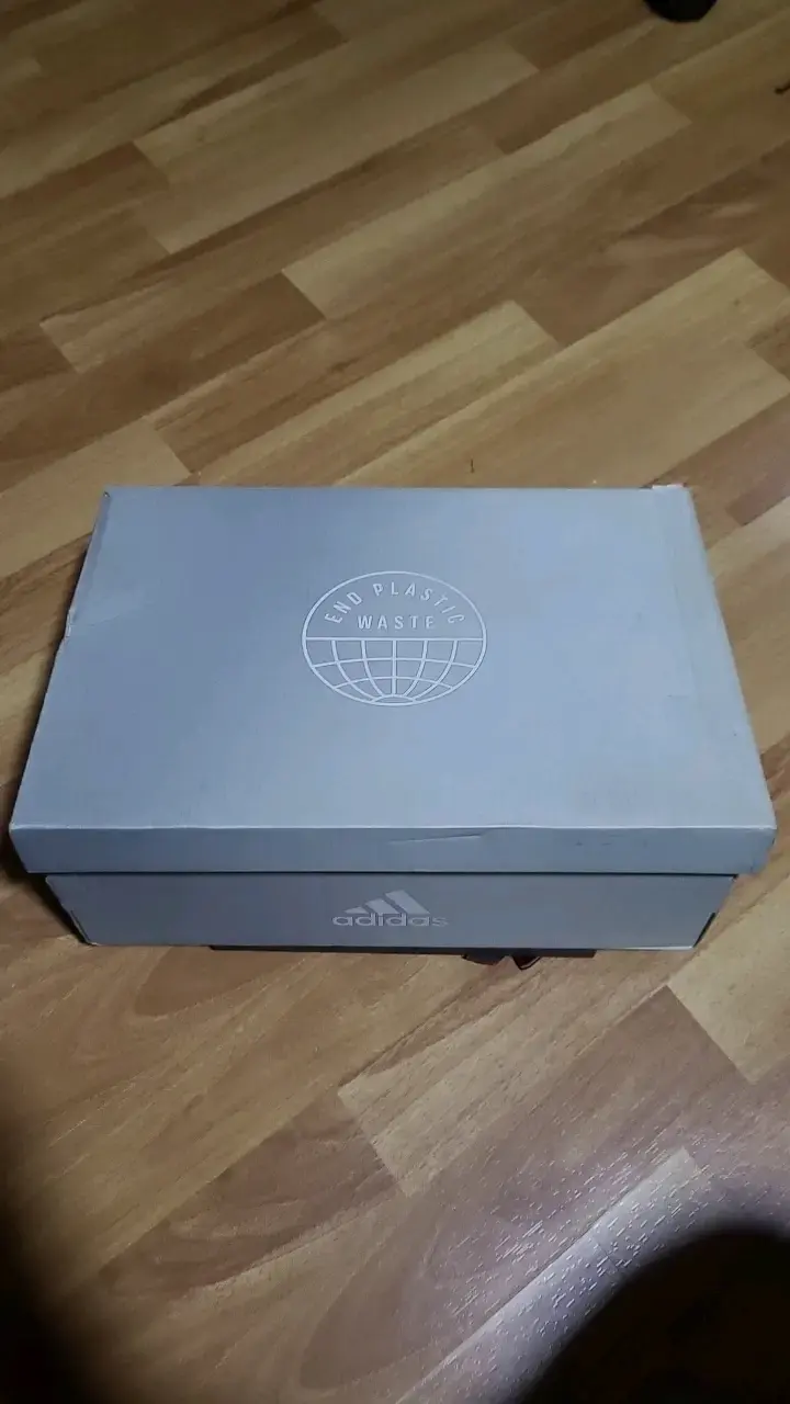 Zapatillas deportivas Adidas blancas y azules - 5