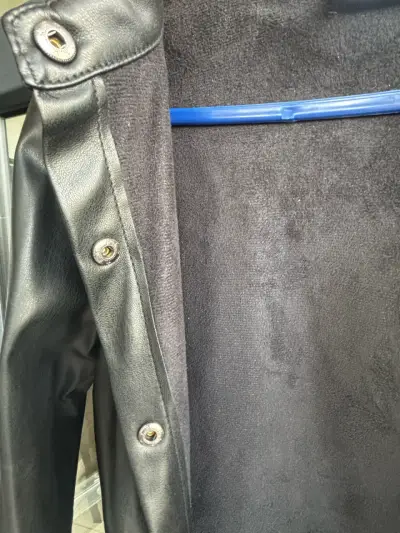 Chaqueta de cuero sintético negra Noisy May - miniatura 3