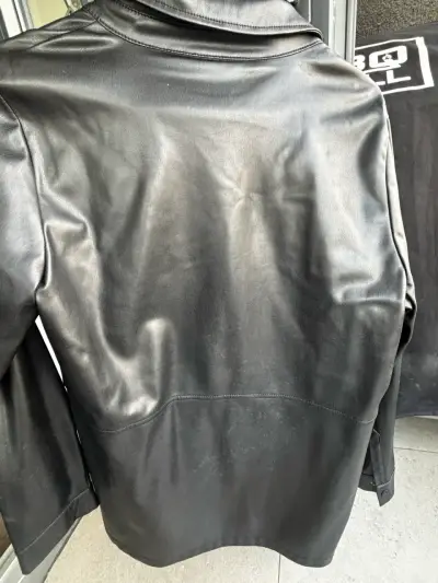 Chaqueta de cuero sintético negra Noisy May - miniatura 4