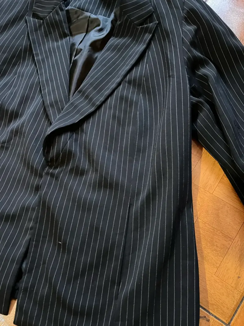 Blazer de rayas para mujer XL en buen estado - 2