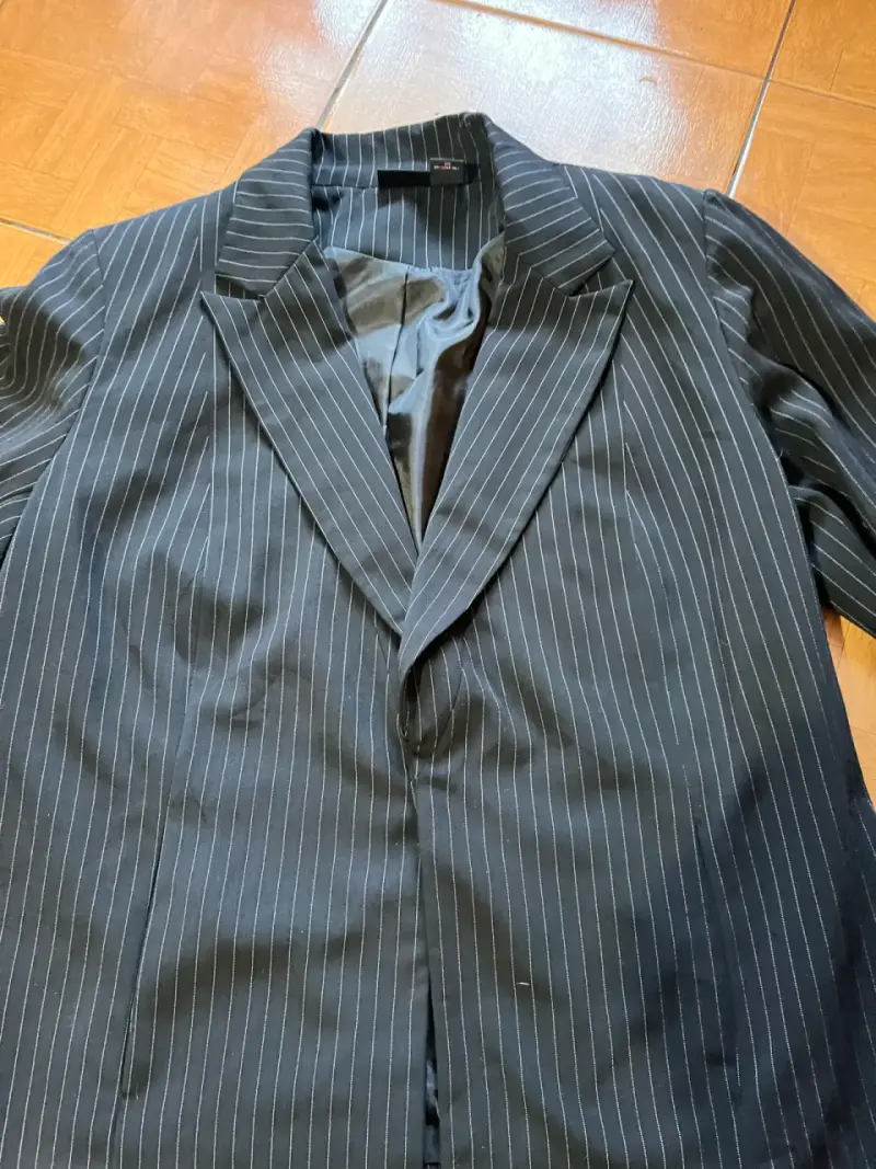 Blazer de rayas para mujer XL en buen estado - 3