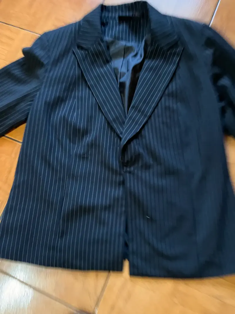 Blazer de rayas para mujer XL en buen estado - 4