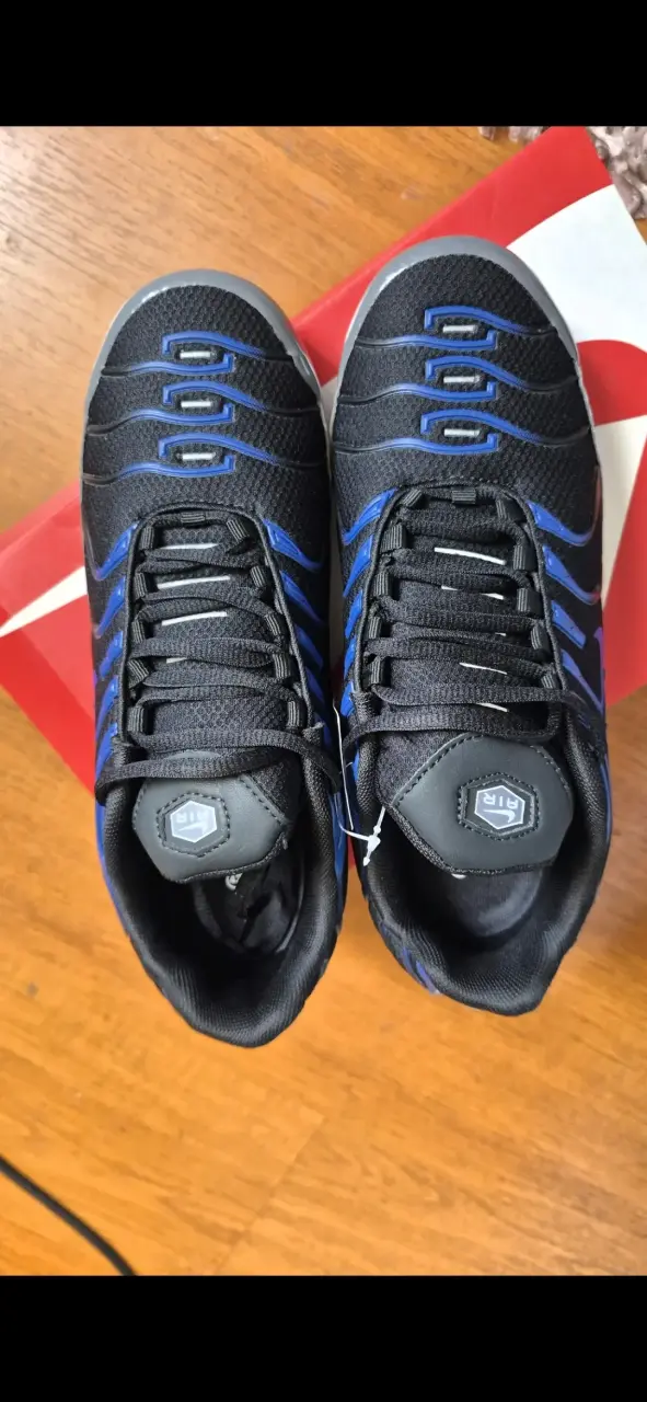 Zapatillas deportivas negras y azules talla 40 - 2