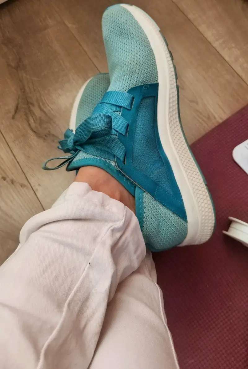 Zapatillas deportivas azules Adidas Bounce - 2