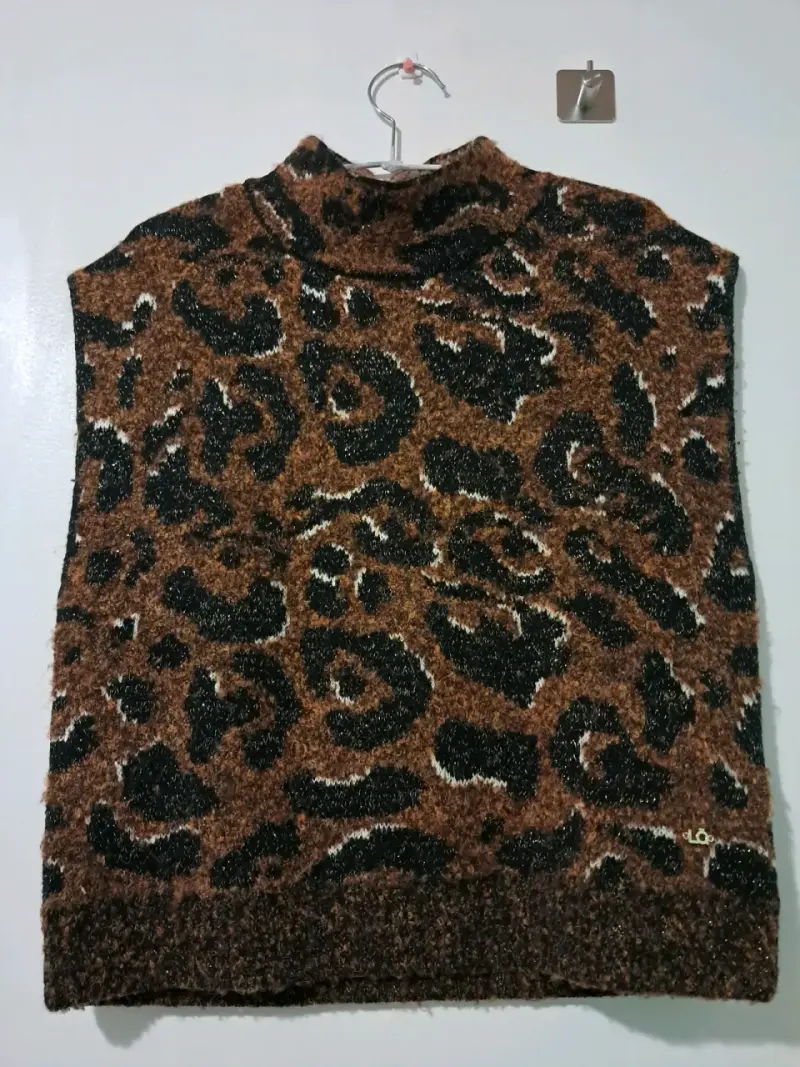 Chaleco sin mangas con diseño animal print - 2