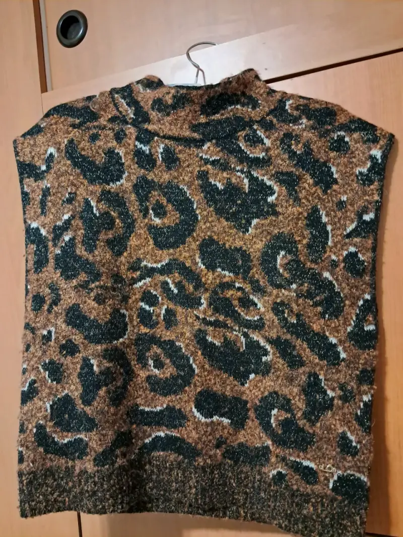 Chaleco sin mangas con diseño animal print - 4