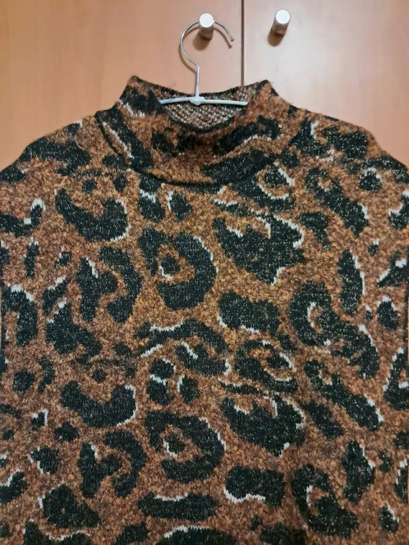 Chaleco sin mangas con diseño animal print - 5
