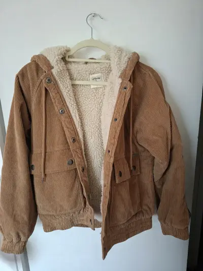 Chaqueta de cotelé forrada con chiporro - miniatura 2