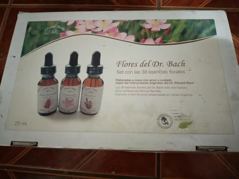 Set de Flores de Bach Crystal Herbs 38 Esencias
