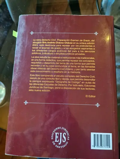Libro Derecho Civil Preparación Examen de Grado - miniatura 2