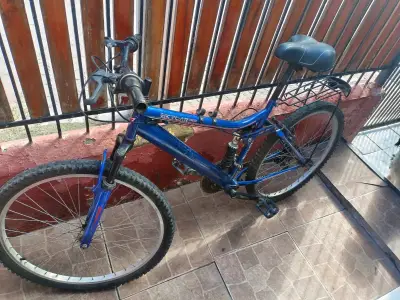 Bicicleta de montaña Skylar azul con suspensión - miniatura 1