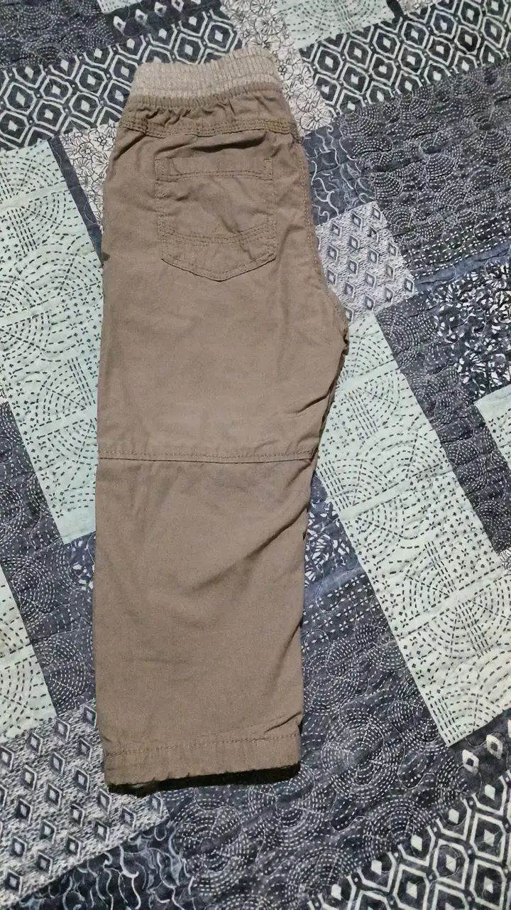 Pantalones cargo beige para niños - 3