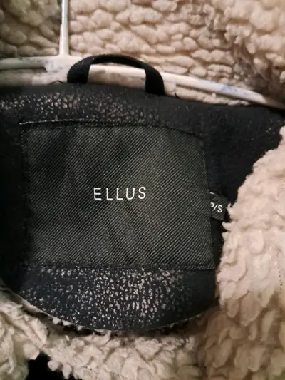 Chaqueta de cuero sintético con forro de borrego Ellus - miniatura 4