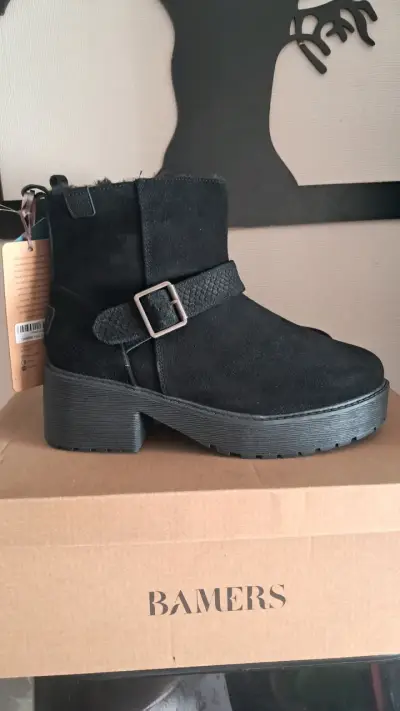 Botines negros Bamers - miniatura 1