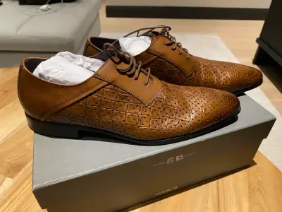 Zapatos de vestir marrones Stacy Adams Phantom - miniatura 2