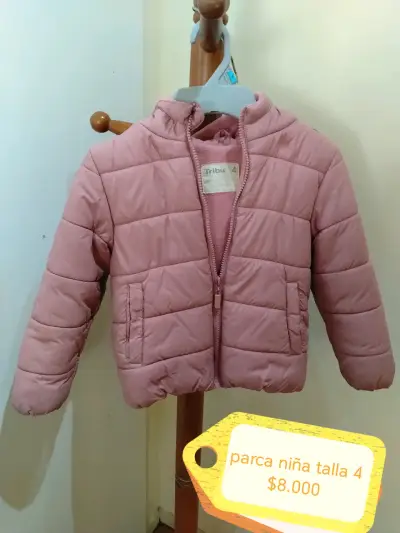 Parca rosada para niña talla 4 Tribu - miniatura 1