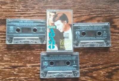 Cassettes de música de Salvatore Adamo, Sting y ABBA - miniatura 1