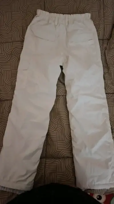 Pantalones de nieve blancos para niñ@ talla 12 - miniatura 2