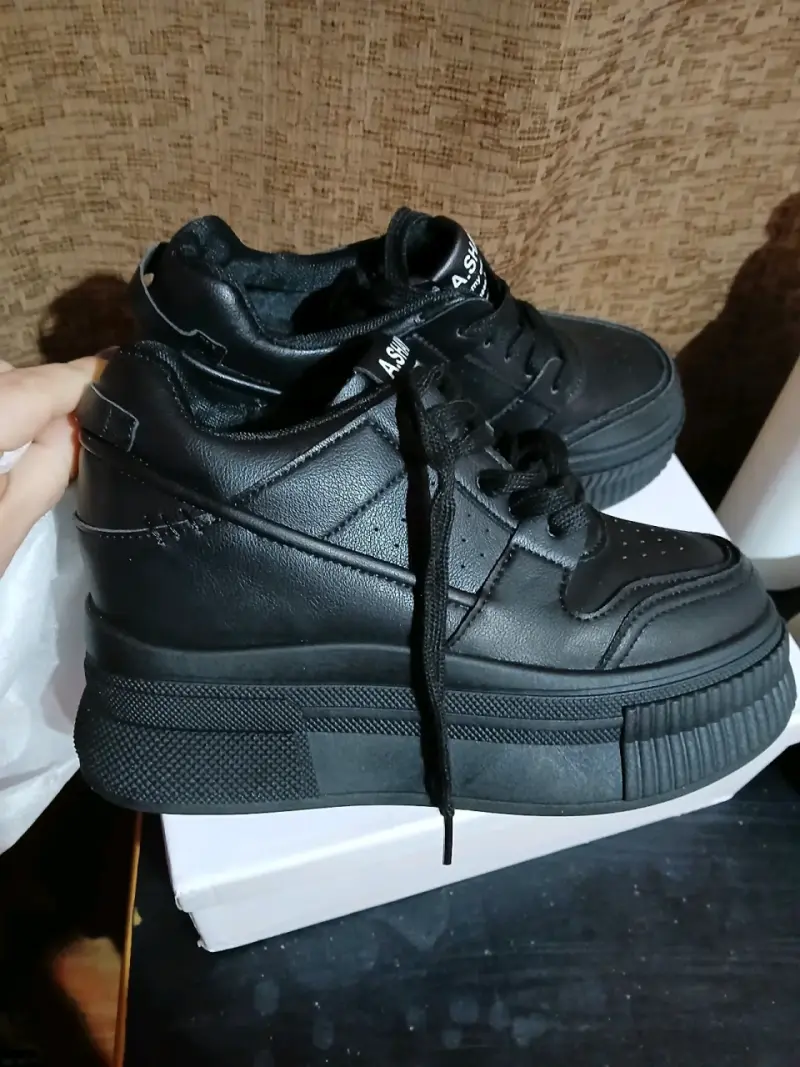 Zapatillas negras de plataforma A.Shay - 2