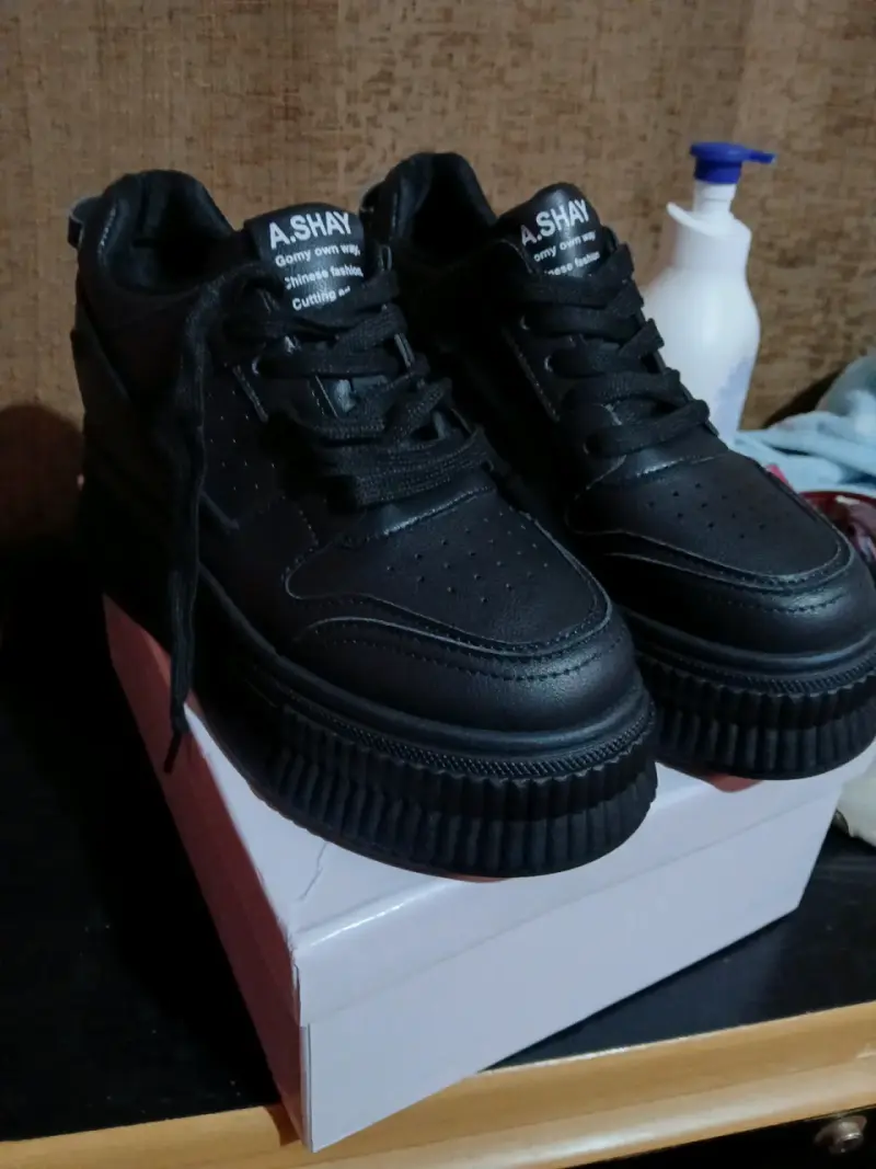 Zapatillas negras de plataforma A.Shay - 3