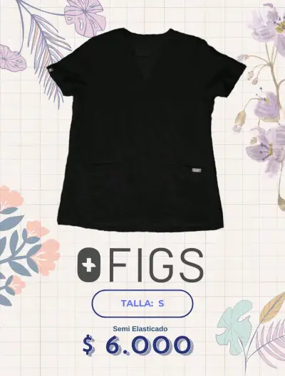 Pechera clínica Figs Negra  Talla S - miniatura 1