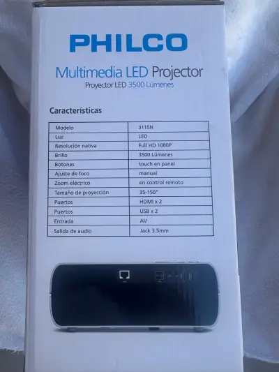 Proyector LED Philco 3500 lúmenes Full HD - miniatura 2