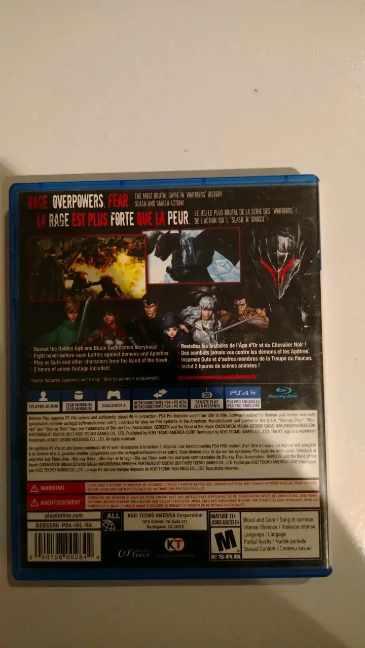 Juego PS4 Berserk and the Band of the Hawk - 2