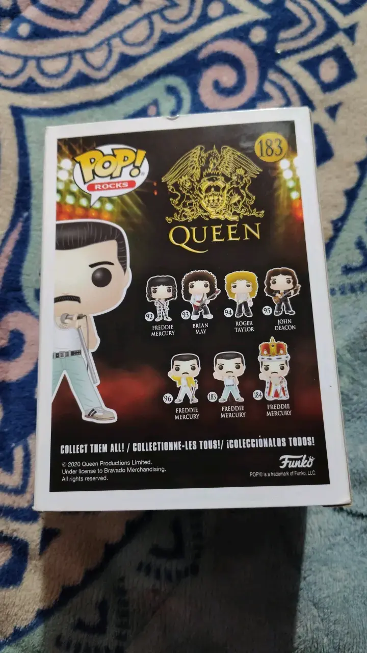 Figura Funko Pop Freddie Mercury Queen - 3