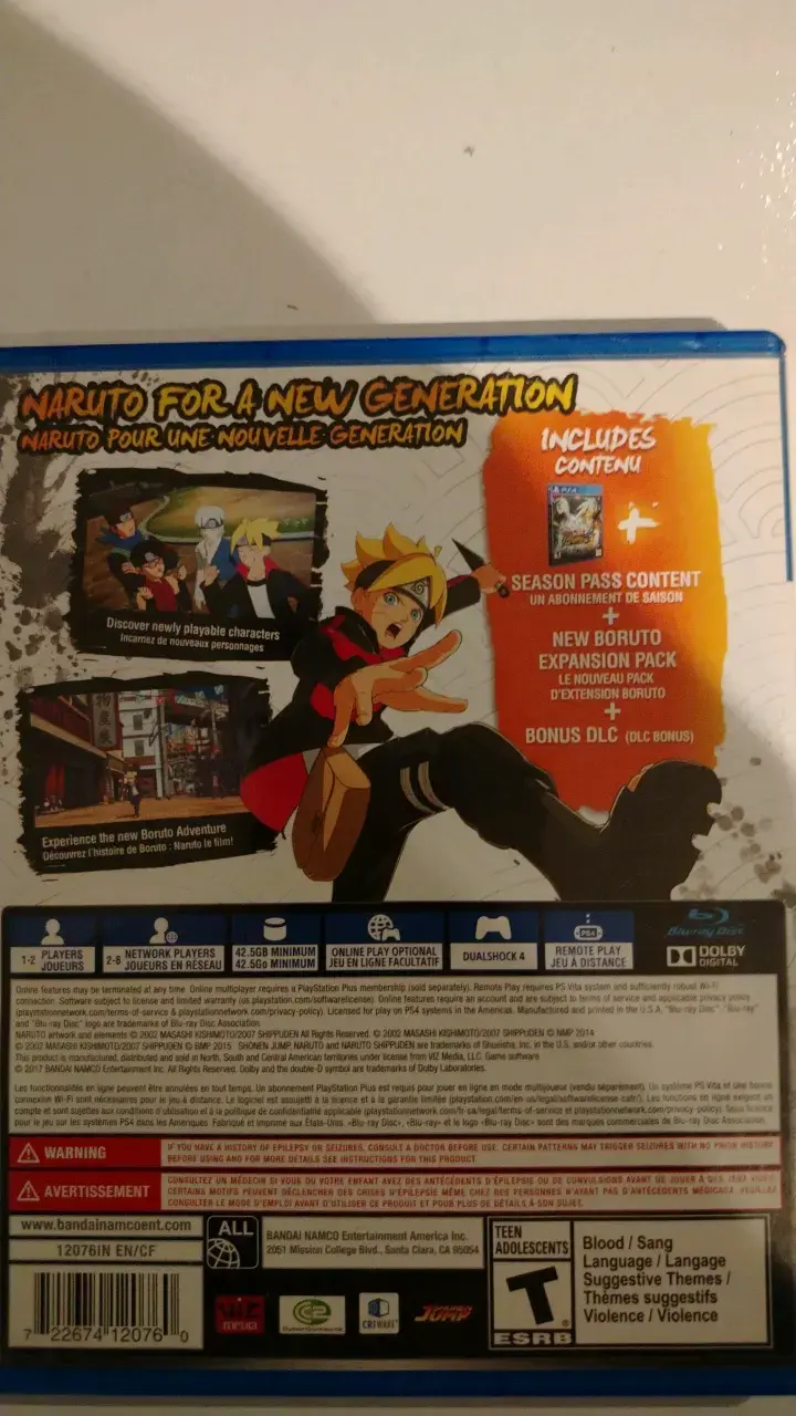 Juego PS4 Naruto Shippuden Ultimate Ninja Storm 4 - 2