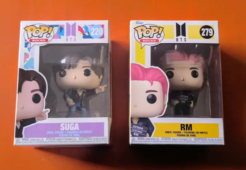 Figuras Funko Pop BTS Suga y RM