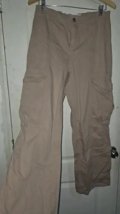 Pantalones cargo beige Aussie talla 40 - miniatura 1