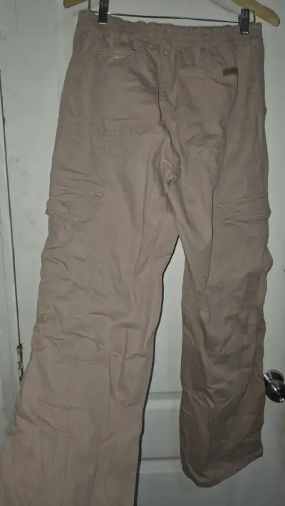 Pantalones cargo beige Aussie talla 40 - miniatura 3